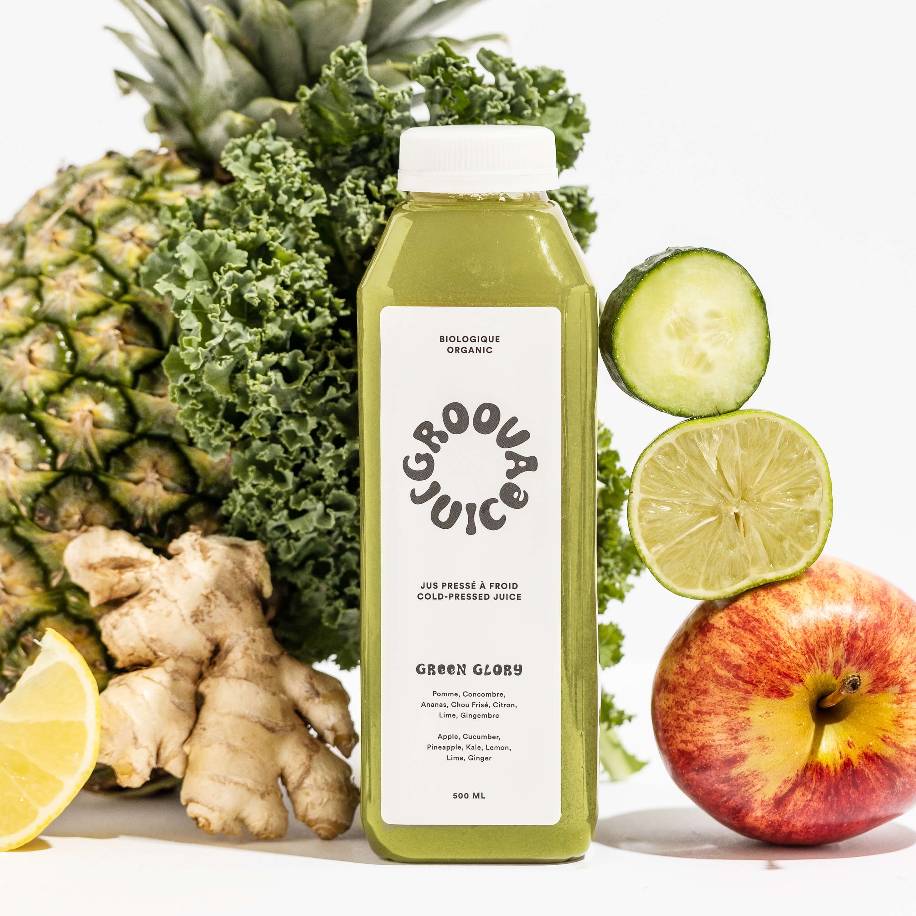 Green Glory Cold-Pressed Juice – Groova Juice - Main Image